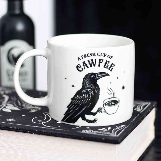 Something Different - Fresh Cup of Cawfee Raven Mok/beker - Multicolours