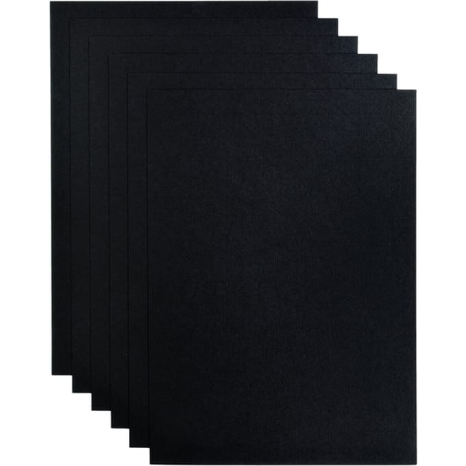 Papicolor karton A4 | ravenzwart | 200 grams | 6 vel (301901)