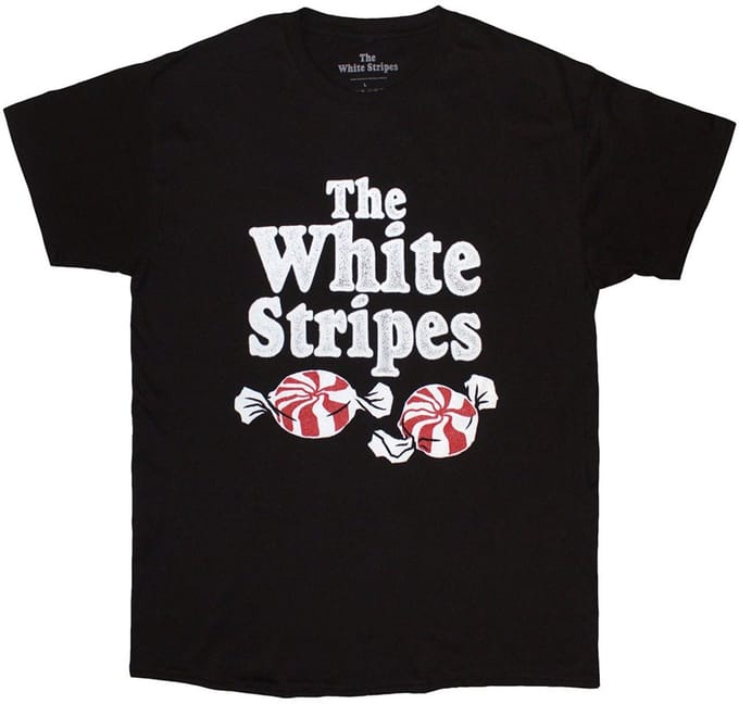 The White Stripes - Peppermints Heren T-shirt - XL - Zwart