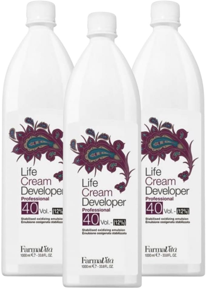 3 stuks Farmavita Peroxide 12% ( 1000 ml ) SALE !!