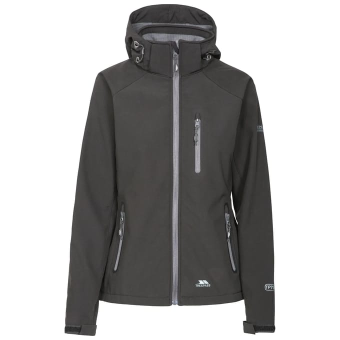 Trespass damesjas Bela II - Softshell-jas voor dames TP75 Zwart