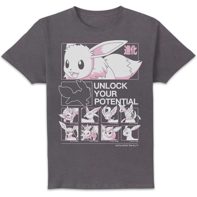 Pokémon Most Evolved Unisex T-Shirt - Charcoal - S