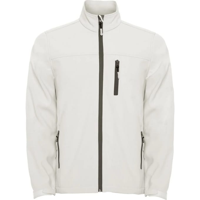 Roly Heren Antartida Soft Shell Jas (Parelwit)