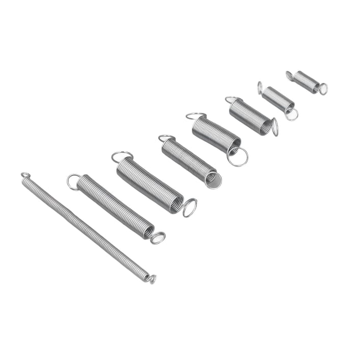 200 Stuks Veer Verlenging Compressie Assortiment Accessoire Set Kit voor Onderhoud DIY white