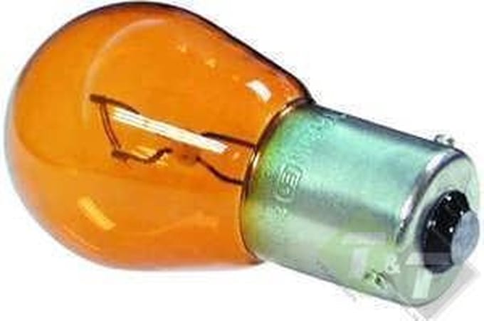 autolamp 12 volt 21w amber 2st - lamp - autolamp - gloeilamp - autoverlichting