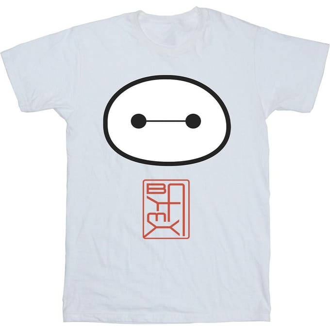 Disney Jongens Big Hero 6 Baymax Pictogram T-shirt (Wit)