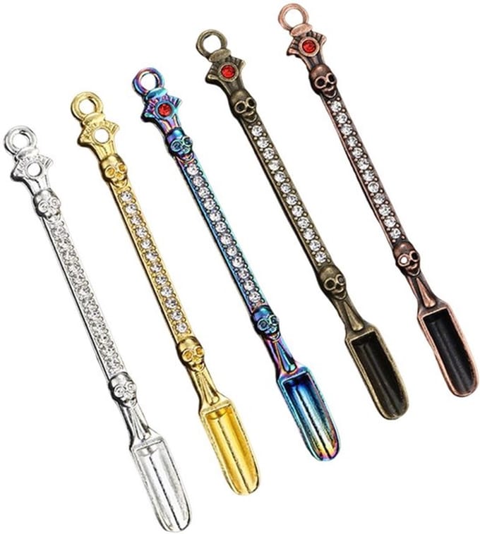Allecto - Mini-lepels - Mini-poederlepels - Met decoratief kristal