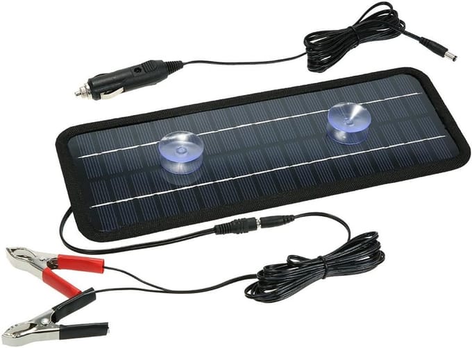 Draagbare Oplader - Zonnepaneel - Accu Onderhoud - Efficiënte Conversie - 45W - Zwart
