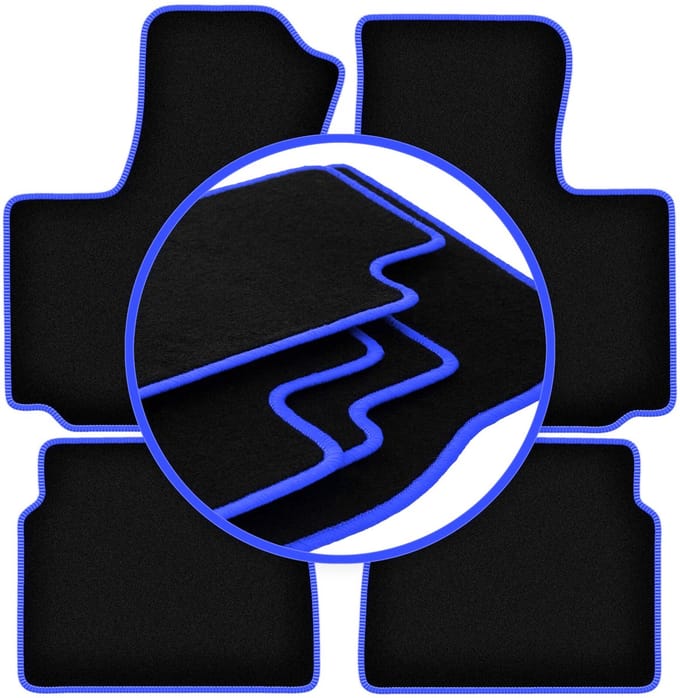 CARLUX-BLAUW automatten voor: FIAt Doblo I combivan (2000-2009)