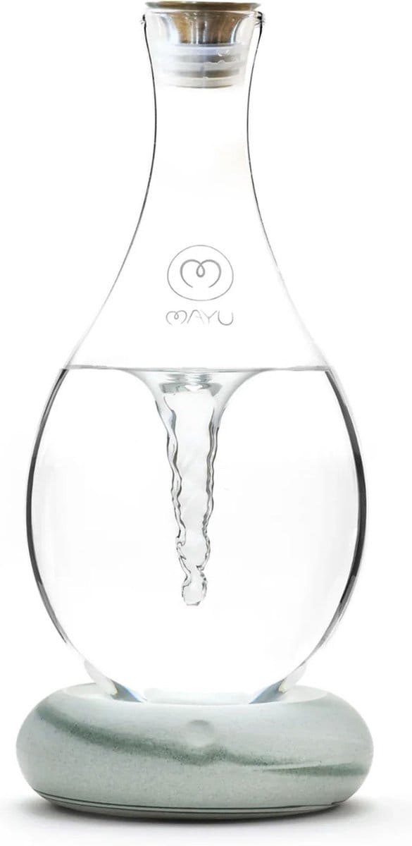 MAYU Water karaf met swirl vortex - Graystone
