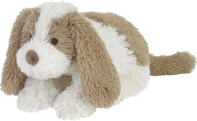 Happy Horse Hond David Knuffel 20cm - Wit/Beige - Baby knuffel