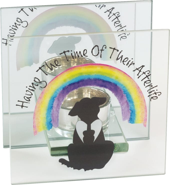 MadDeco - waxinelichthouder - onze kleine vriendjes - glas - hond
