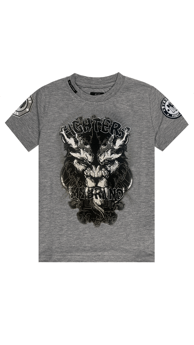 Devil Fighter T-Shirt | GREY - GREY / 6