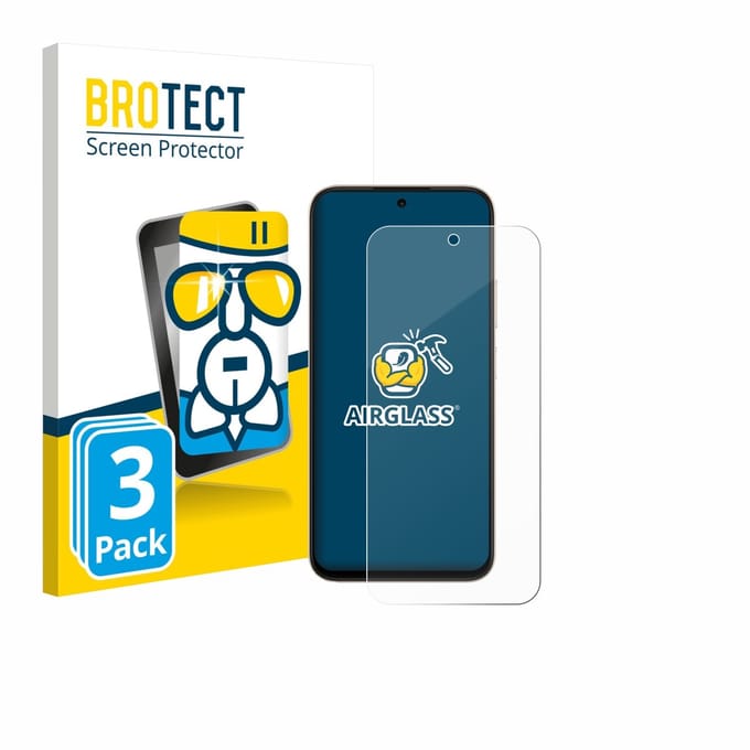 Screenprotector 3 Stuks voor Oppo A6t 4G Beschermglas transparant