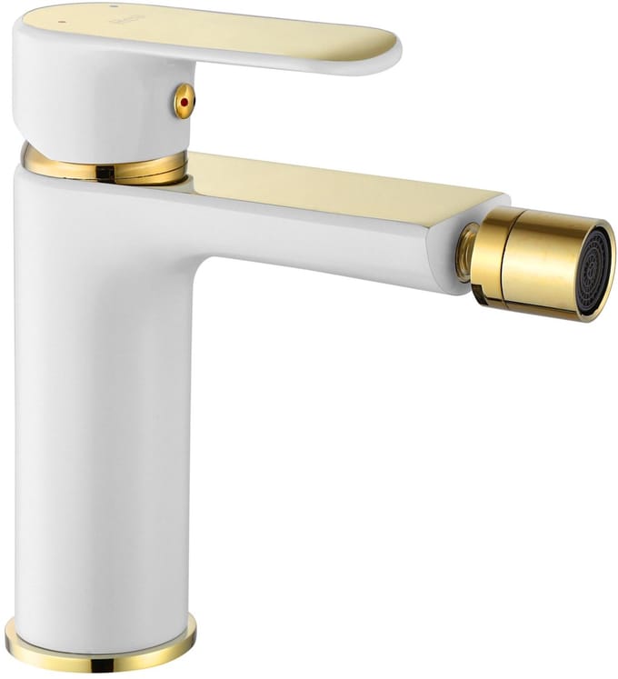 Rea Bloom White Gold - Bidetmengkraan - Wit;Goud