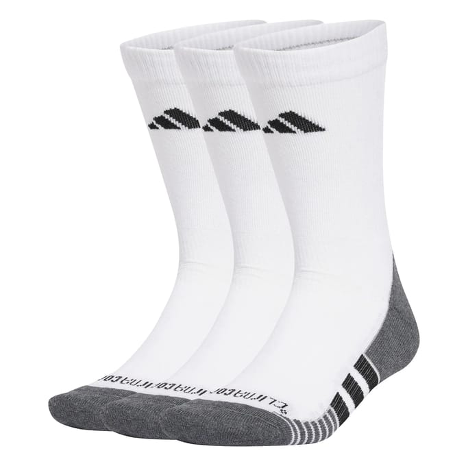 adidas Performance Performance CLIMACOOL Gevoerde Sokken 3 Paar - Unisex - Wit- 46-48