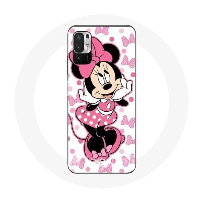 Coque - Minnie Mouse - Xiaomi Redmi Note 10 5G - Dessin animé mignon - Souple - Rose rose