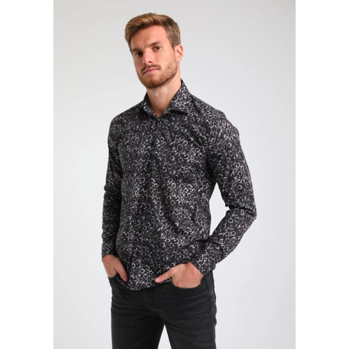 Gabbiano - Heren Overhemd - 333755 - 201 Black