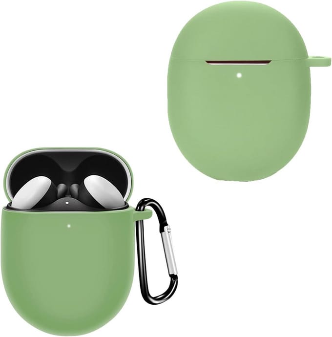 Siliconen Beschermhoes met Karabijnhaak voor Google Pixel Buds Pro 2