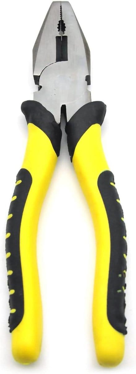 Combinatietang - Lineman tang - Draadknippen en grijpen - Hoog koolstofstaal - 6 inch - Grijs