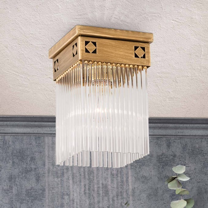 ORION Jugendstil plafondlamp Frieda, 1 lichtbron