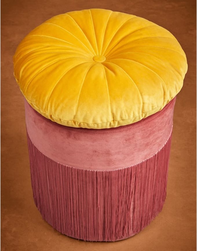KAAT Amsterdam Mandarin Sierkussen - dia 40 cm - Geel
