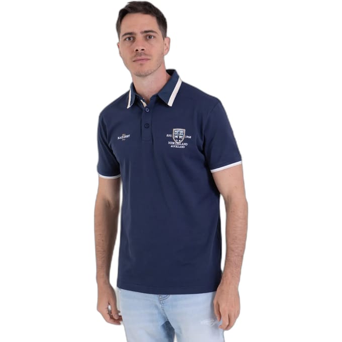 Poloshirt met borduursel op de borst Camberabero