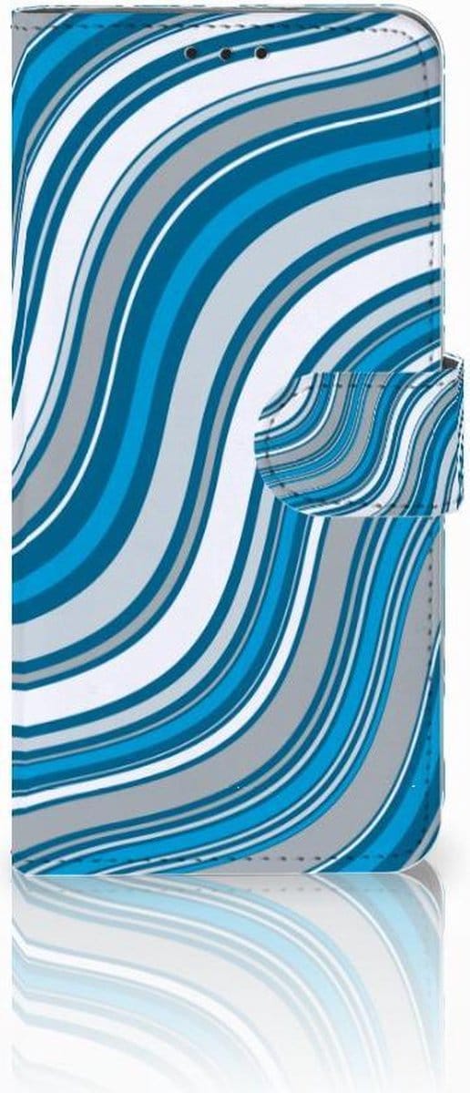 Samsung Galaxy S10 Plus Telefoon Hoesje Waves Blue