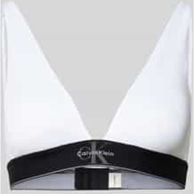slim fit bh met logo-stitching