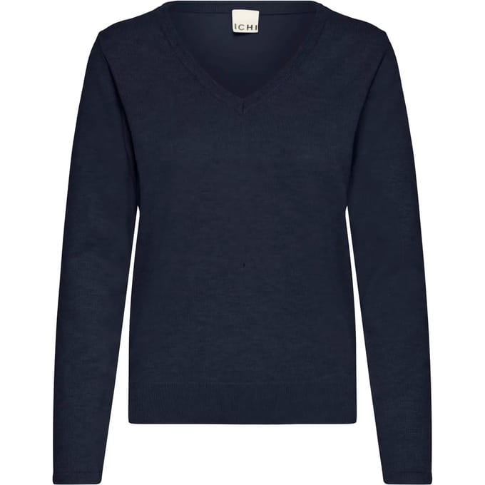 ICHI - IHLULS V-NECK LS - Dames - Gebreide truien