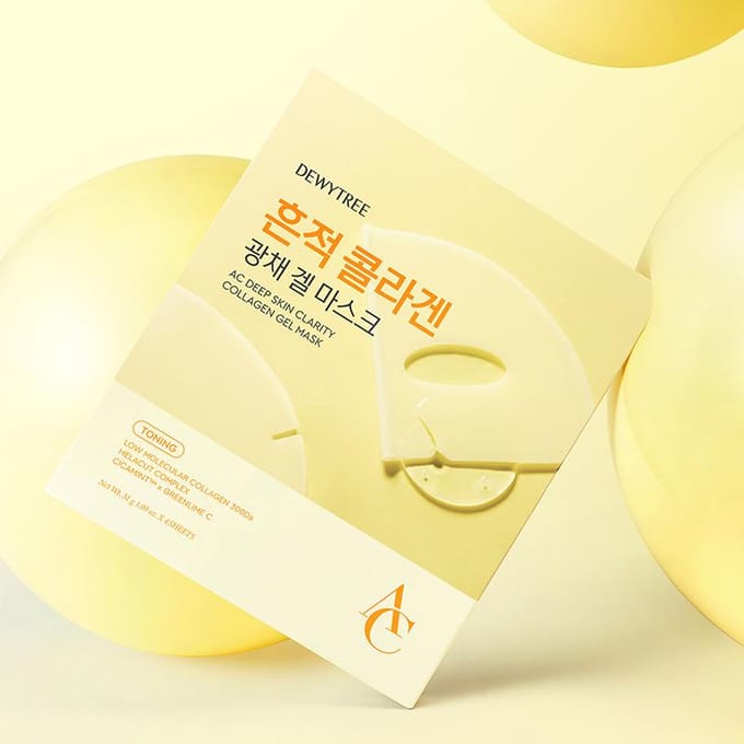 DEWYTREE - AC Deep Skin Clarity Collagen Gel Mask Set 31g x 4 sheets