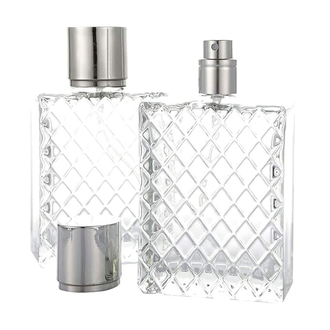 100ml Parfumfles Roosters Draagbaar Transparant Reis Hervulbaar Parfum Glas Lege Fles white