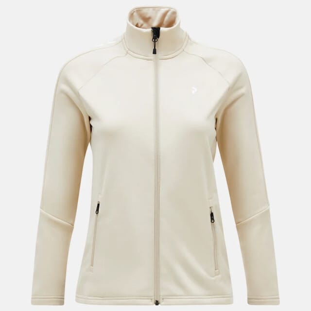 Peak Performance Rider Zip Fleecevest dames Zand L/40