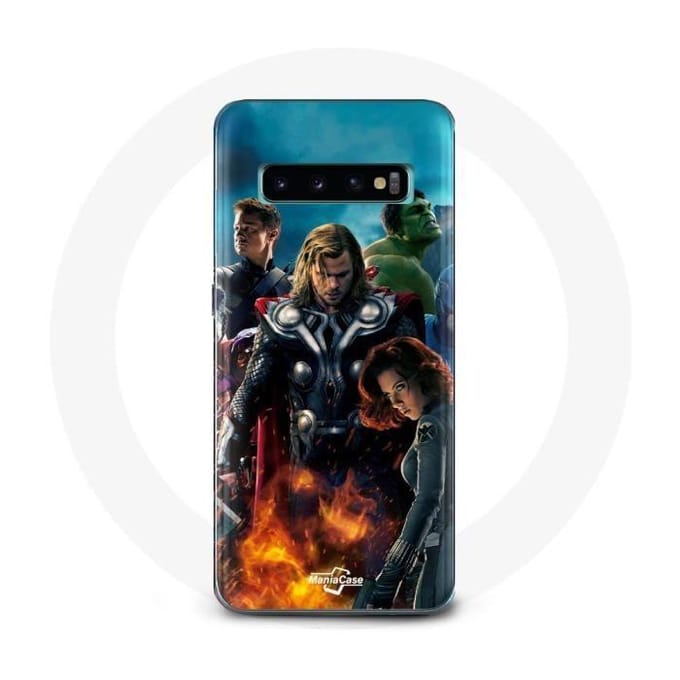 Coque pour Samsung Galaxy s10 edge Avengers film de super héros
