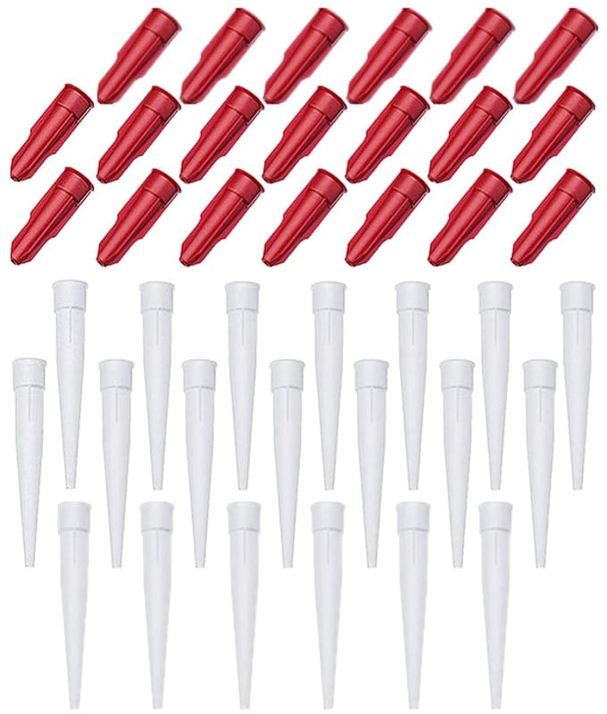 Diverse Silicone Nozzles en Schroefdeksels voor Sealing Tools, Caulking en Reparatie (30)