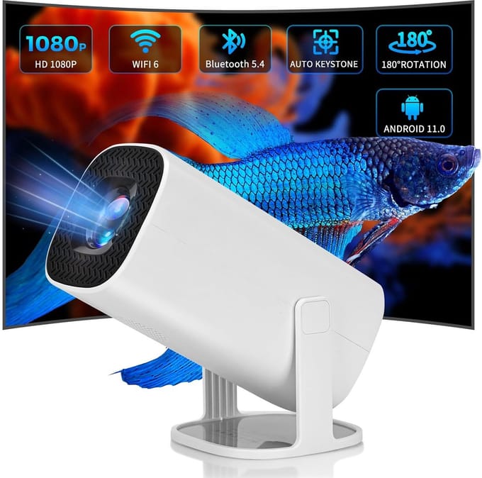 Lexium Draagbare beamer - Mini beamer - Mini beamer projector - Draagbare projector - Mini projector