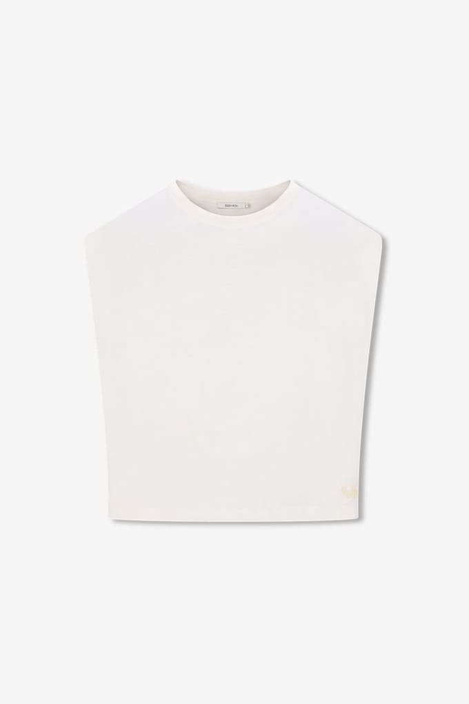 Sissy-Boy - Wit mouwloos T-shirt