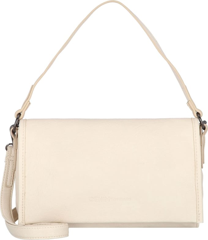 TOM TAILOR Schoudertas Evi Flap Bag White Crème