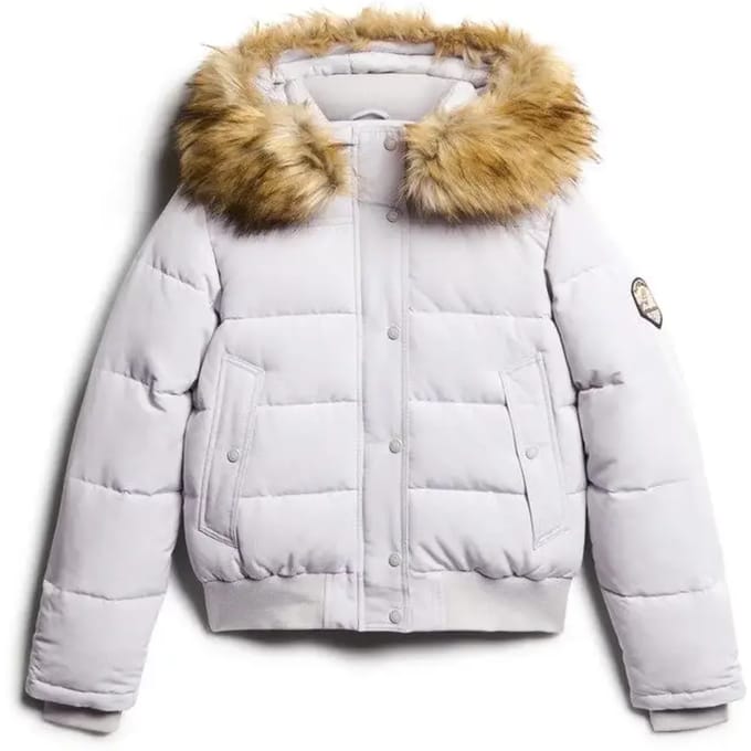 Superdry - Everest Hooded Bomber Jas - Dames - Gewatteerde jassen