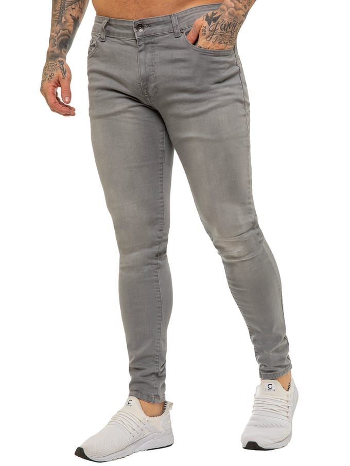 Enzo heren skinny super stretch denim jeans