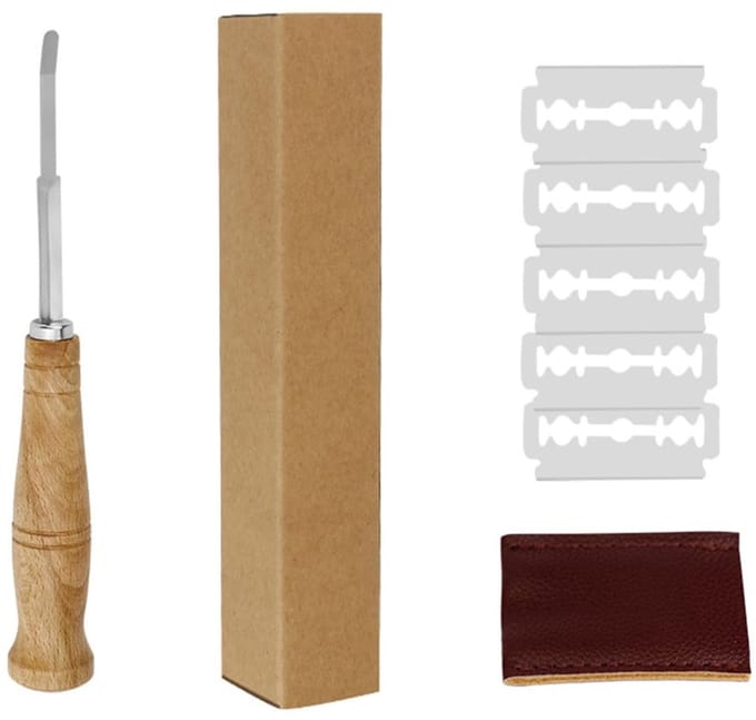 Dailygoods- Bakkersmes - Elektrisch Broodmes - Snijmachine - Broodsnijder Hulpmiddel - Deegsnijder - Inclusief 5 Scheermesjes