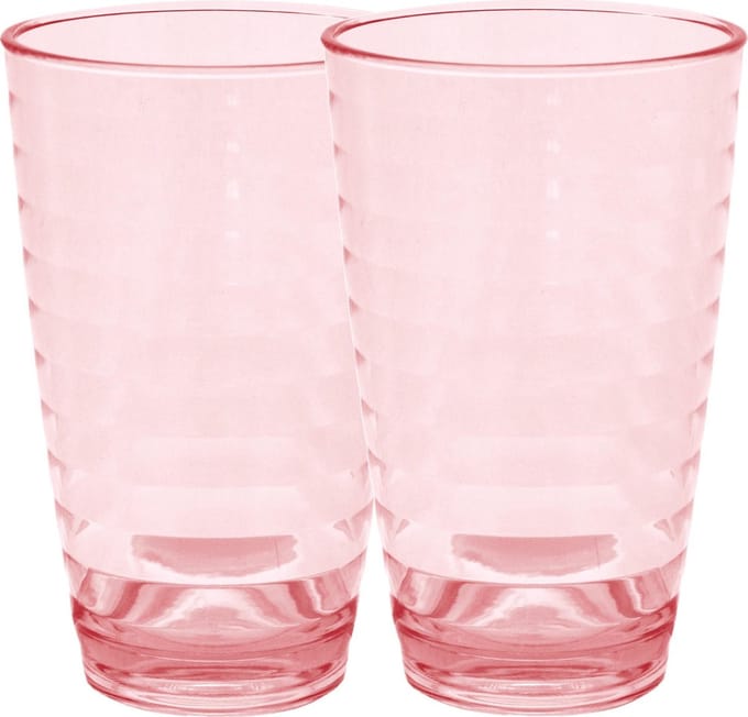 Eurotrail Limonade glas - 400 ml - 2 st. - Red