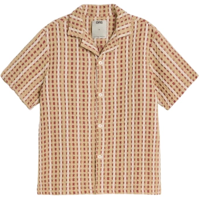 Oas 101001  Rood Lano Cuba Shirt