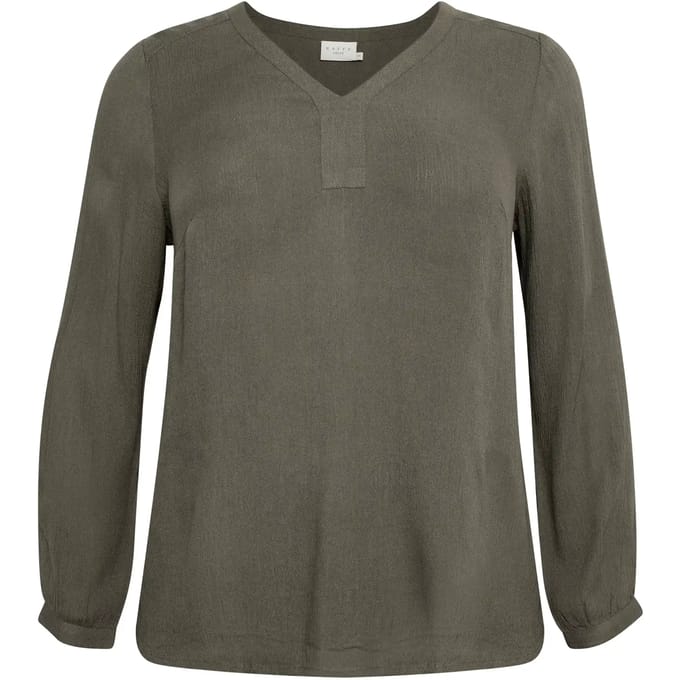 Damesblouse met lange mouwen KAFFE Curve Ami
