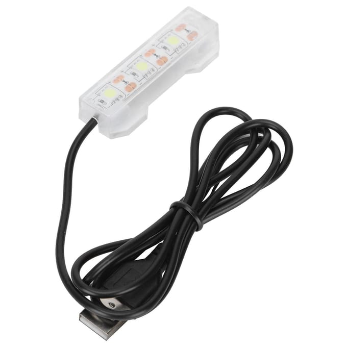 Klein aquarium waterplant licht desktop aquarium mini decoratie zachte led lamp white