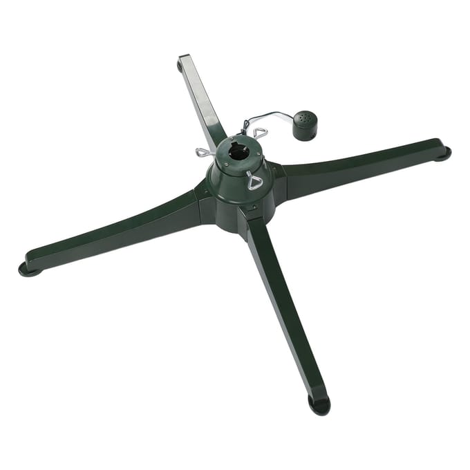 360 Graden Draaibare Kerstboomstandaard Verstelbare Muzikale Rollende Boomhouder voor 1,25 inch Stam UK Plug black