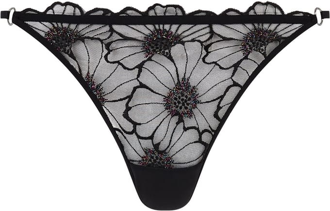 Chantelle - Lush String Festive - maat 44 - Zwart