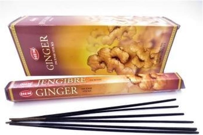 HEM Wierook - Ginger - Slof (6 pakjes/120 stokjes)