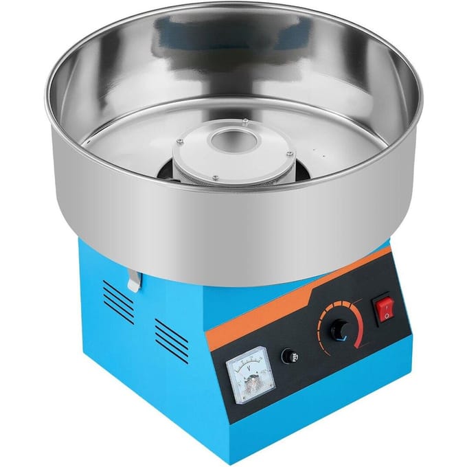 Commerciële Suikerspinmachine Elektrische Suikerspin Maker 1000W Blauw