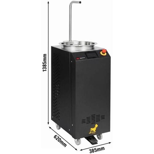 GGM Gastro Manueller Schokoladenspender - mit Fußpedal - 11 kg - Digital